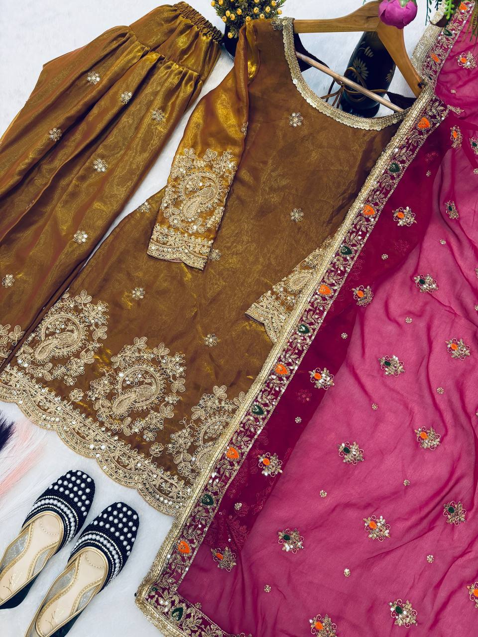 Neo-Classic Sage Couture Salwar Suit